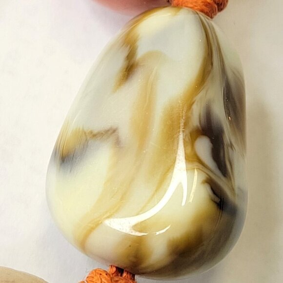 Chunky Pink Bead Necklace - Picture 6 of 11